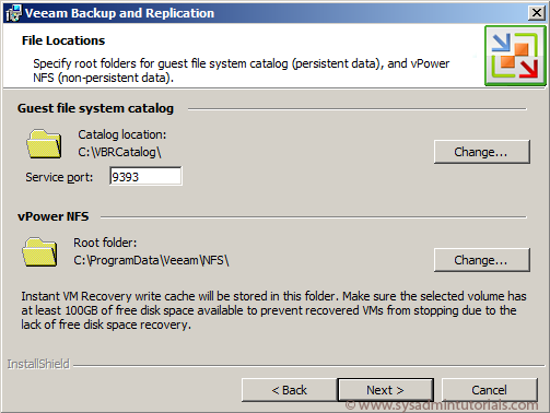 Installing Veeam Backup and Replication v5